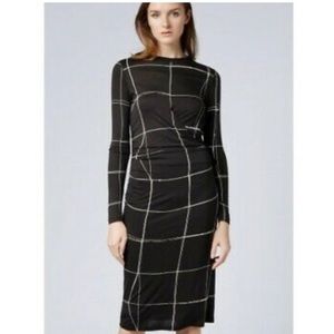 Hugo Boss Black Windowpane Dress